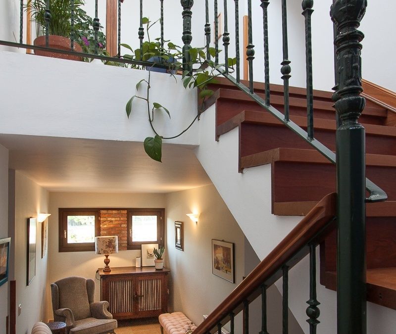 Detalle escalera. Primera a segunda planta