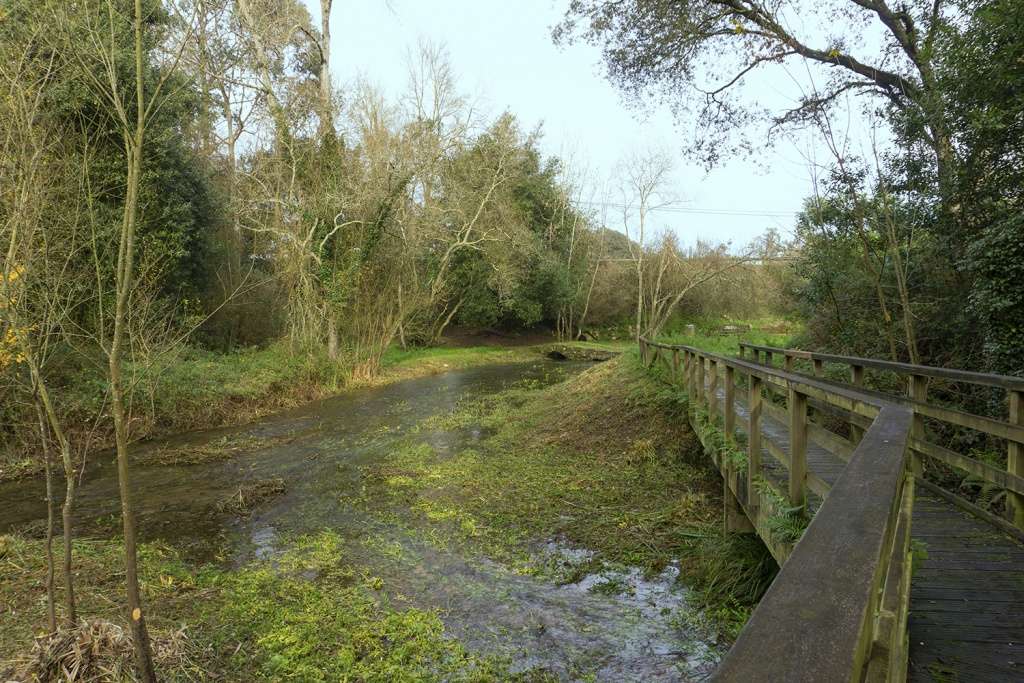 La antesala de la desembocadura del río Vallina